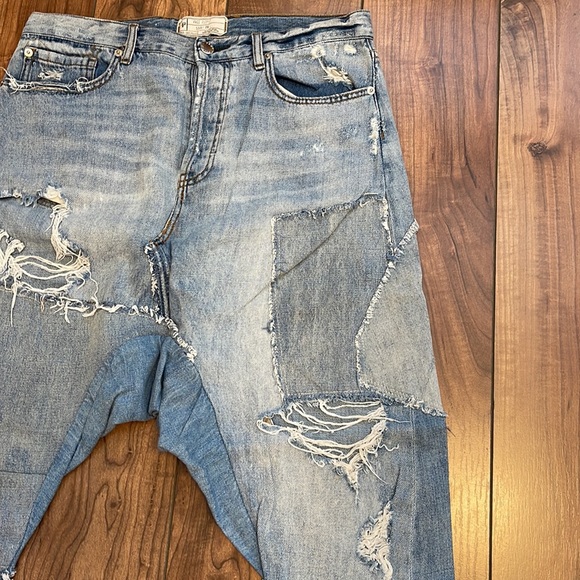 Free People Blazing Summer Harem Jeans Size 26 - Picture 7 of 13